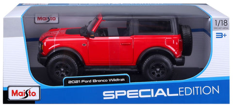 Ford Bronco Wildtrak 2021 1/18 rot