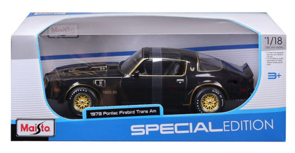 Pontiac Firebird Trans Am 1978 1/18 schwarz