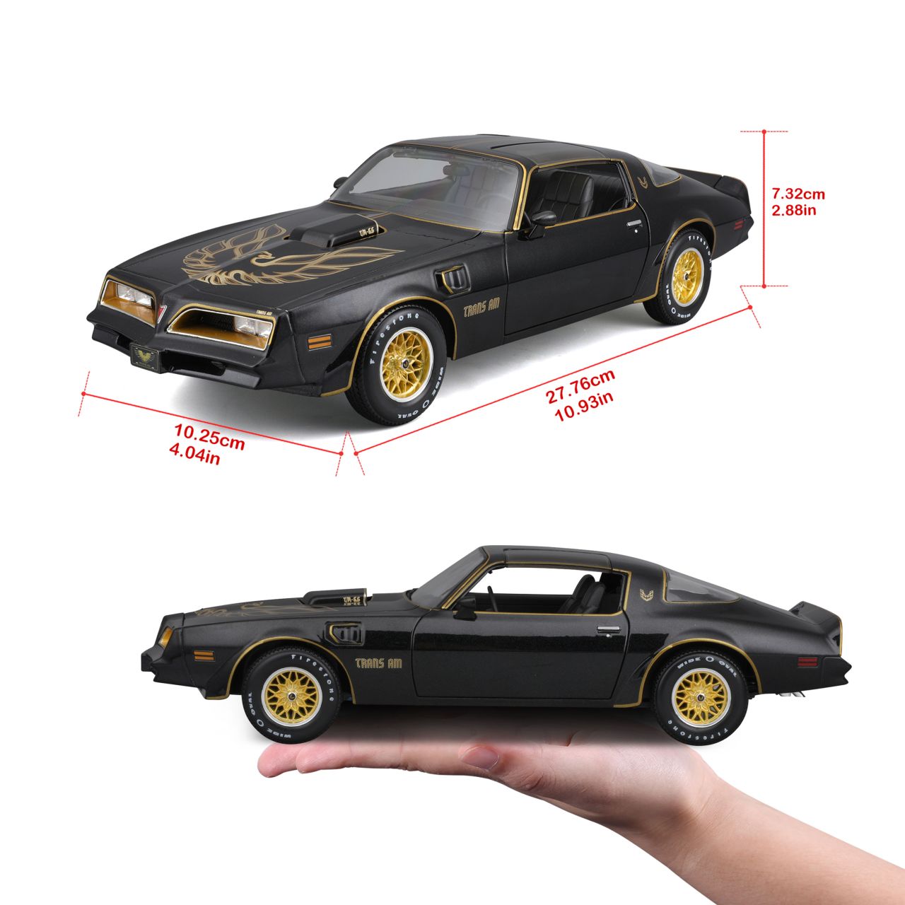 Pontiac Firebird Trans Am 1978 1/18 schwarz