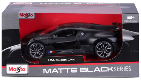 Bugatti Divo 1/24 schwarz matt