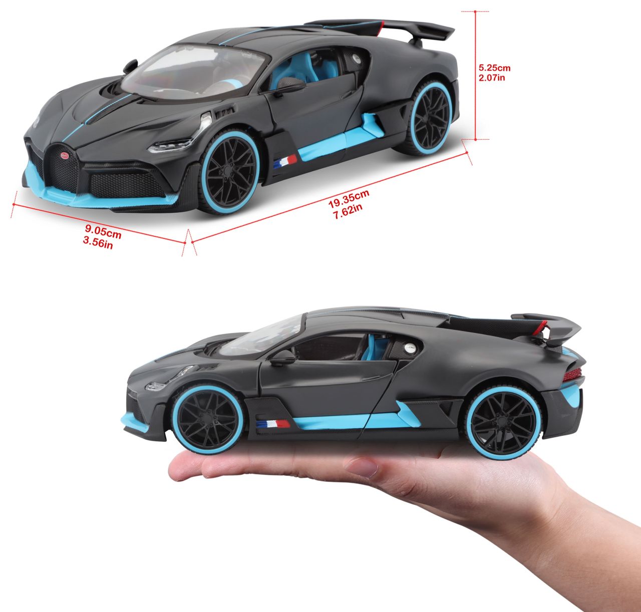 Bugatti Divo 1/24 grau