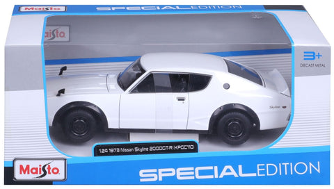 Nissan Skyline 2000 GT-R 1973 (KPGC110) 1/24 weiss