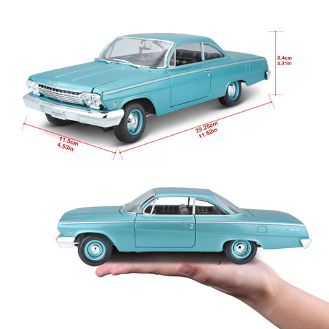 Chevrolet Bel Air 1962 blau 1/18