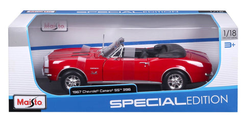 Chevrolet Camaro 1968 SS 396 convertible rot 1/18