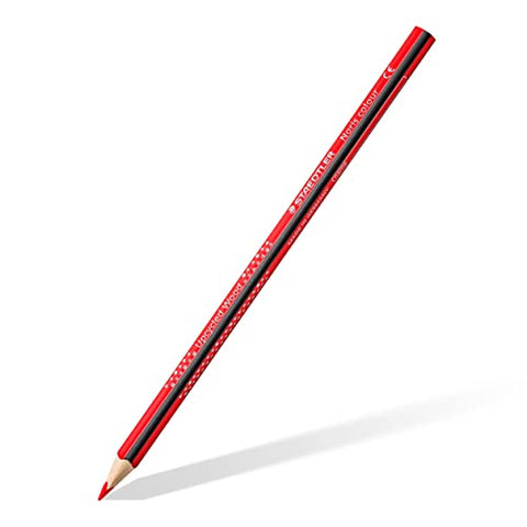 STAEDTLER Buntstifte Noris Colour, erhöhte Bruchfestigkeit, Dreikantform, attraktives Design,ergonomische Soft-Oberfläche,WOPEX Material, brillanten Stiften im Kartonetui .187 C12P1,1er Pack(16 Stück)