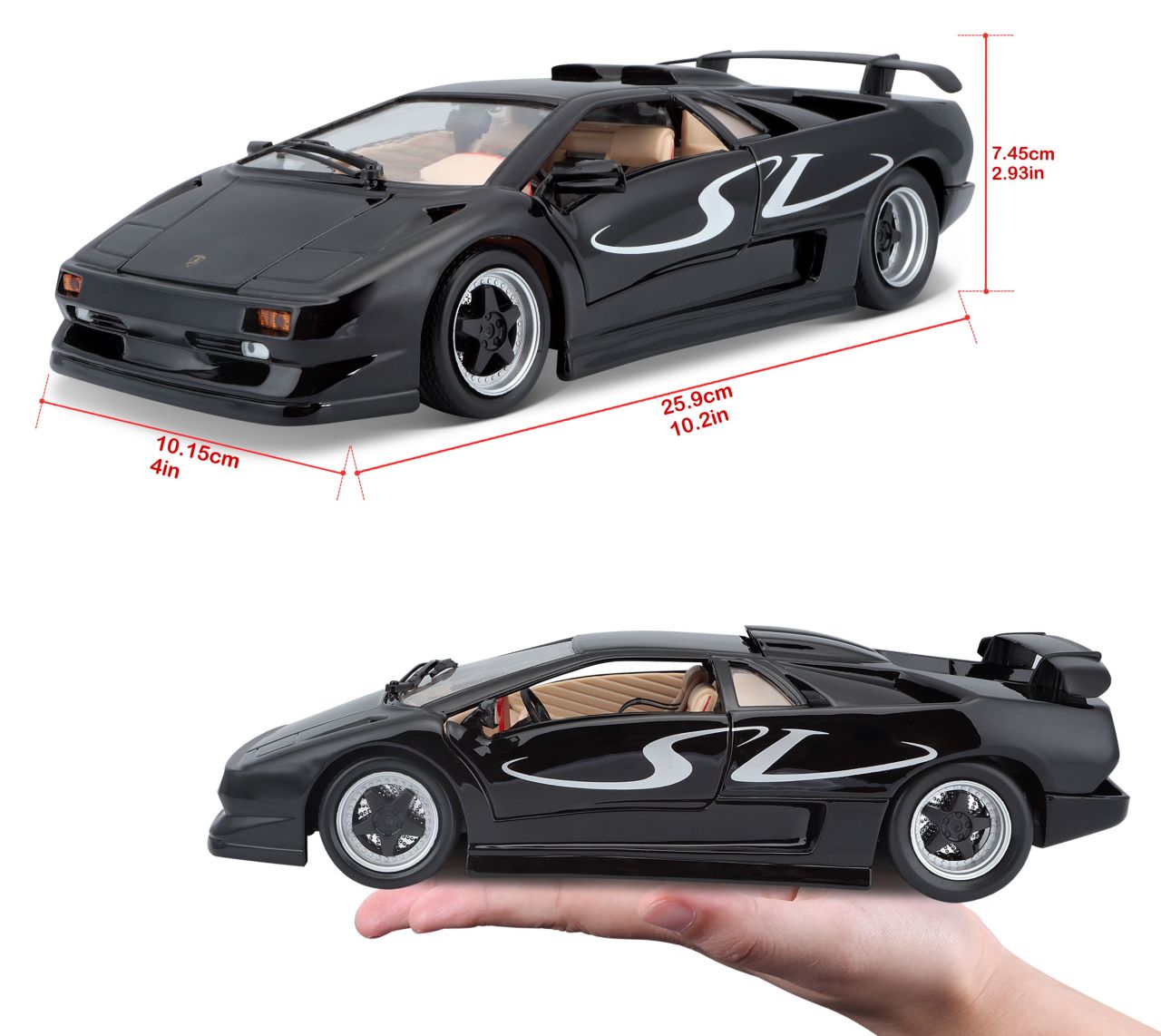 Lamborghini Diablo SV 1/18 schwarz