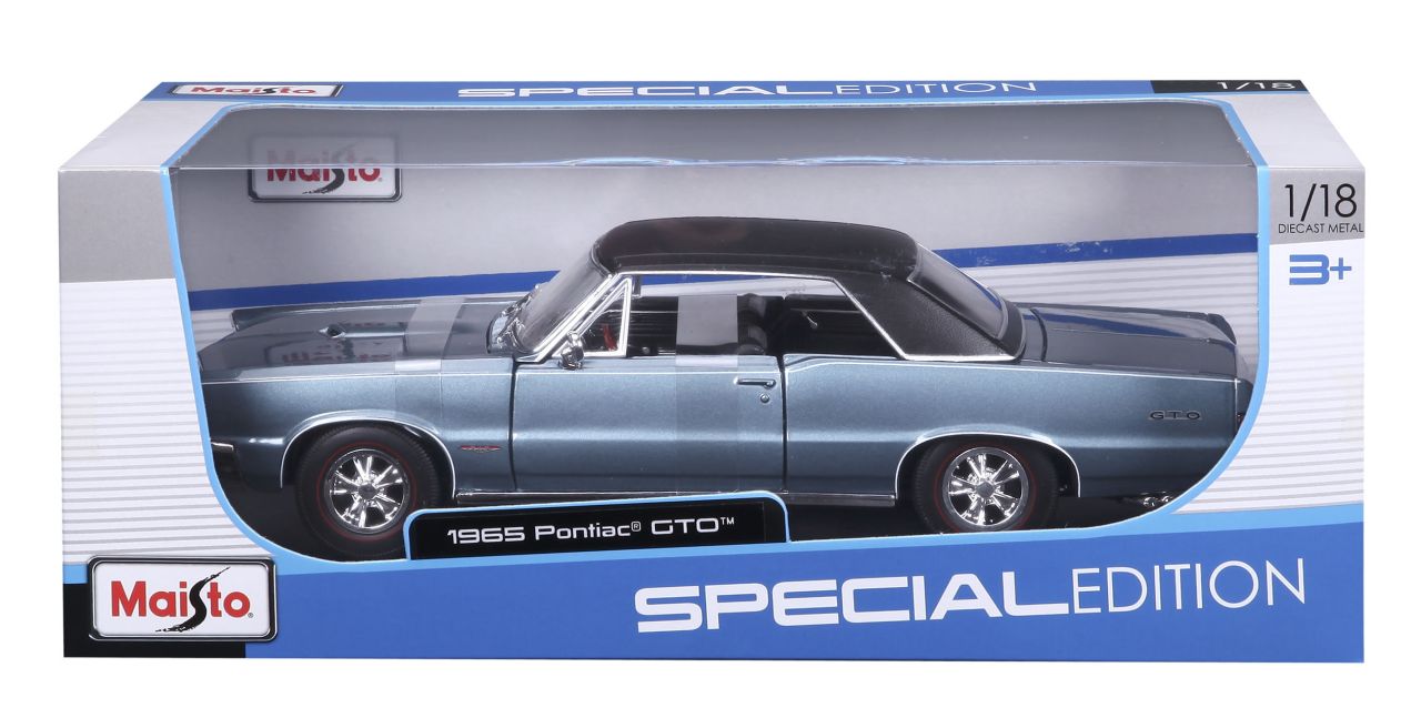 Pontiac GTO Hurst Edition 1965 blau 1/18