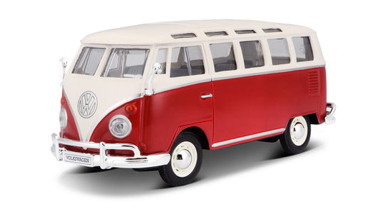 Volkswagen Bulli T1 Van Samba 1/24 rot