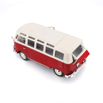 Volkswagen Bulli T1 Van Samba 1/24 rot