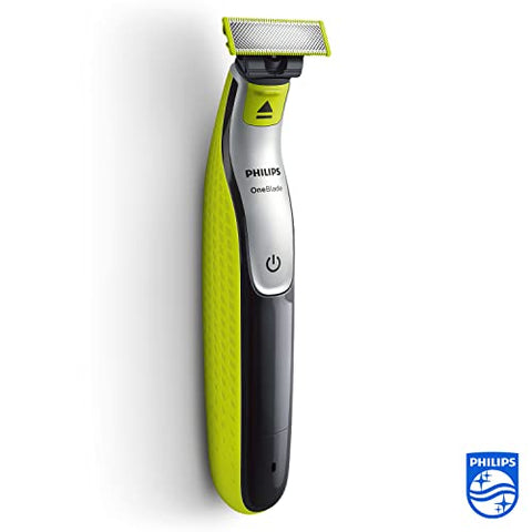 Philips OneBlade mit einzigartiger OneBlade-Technologie inkl. 2 Klingen und 4 Trimm-Aufsätzen (Modell QP2530/30)