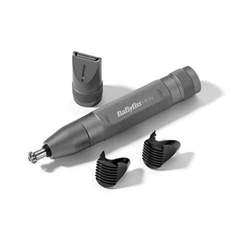 BaByliss MEN Diamond Precision 3-in-1, Nasen- & Ohrenhaarschneider, Augenbrauentrimmer, Detailtrimmer, Nasenhaartrimmer, Ohrenhaartrimmer, E110E, 1er Pack