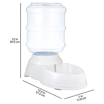 Amazon Basics Futter- und Wasserspender für Haustiere, Tränke, Größe S