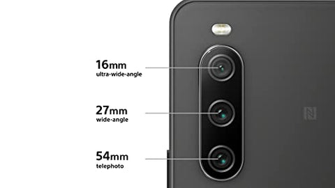 Sony Xperia 10 IV (5G Smartphone, 6 Zoll, OLED-Display , Dreifach-Kamera, 3,5-mm-Audioanschluss, 5.000mAh Akku, Dual SIM hybrid) 24+6 Monate Garantie [Amazon Exklusiv] lavendel