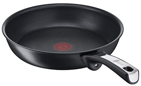 Tefal G25908 Unlimited On Bratpfanne | 32 cm | mit kratzfester Titanium Antihaft-Beschichtung | Thermo-Signal | PFOA-frei | geeignet für alle Herdarten, auch für Induktionsherde | schwarz