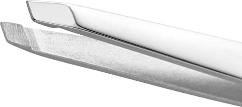 ZWILLING Schräge Pinzette für Präzise Augenbrauen Haarentfernung, Rostfreier Edelstahl Poliert, 90 mm