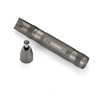 BaByliss MEN Diamond Precision 3-in-1, Nasen- & Ohrenhaarschneider, Augenbrauentrimmer, Detailtrimmer, Nasenhaartrimmer, Ohrenhaartrimmer, E110E, 1er Pack