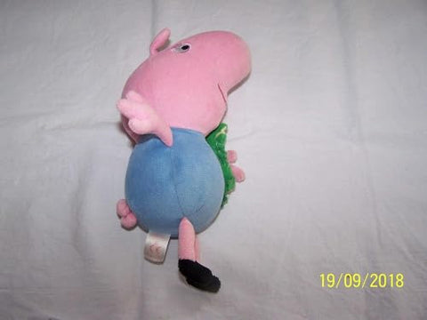 TY George Plüschtier, weicher Teddy für Kinder, sammelbares Baby-Stofftier, hochwertige, kuschelige Geschenkidee für Jungen und Mädchen, 15 cm, Rosa