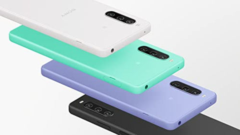 Sony Xperia 10 IV (5G Smartphone, 6 Zoll, OLED-Display , Dreifach-Kamera, 3,5-mm-Audioanschluss, 5.000mAh Akku, Dual SIM hybrid) 24+6 Monate Garantie [Amazon Exklusiv] lavendel