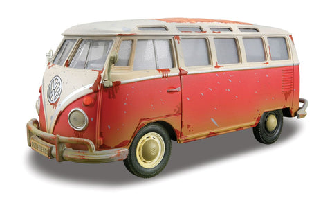 VW Van "Samba" Old Friends 1/24 rot