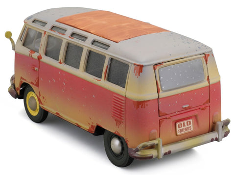 VW Van "Samba" Old Friends 1/24 rot