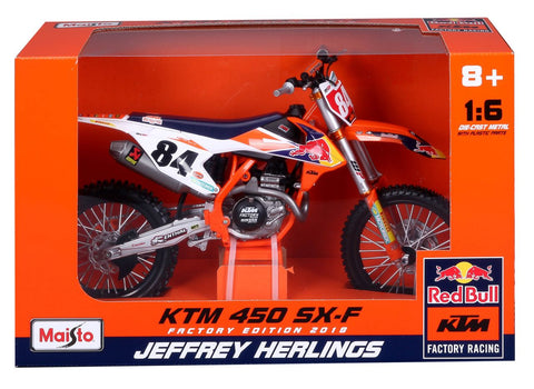 Red Bull KTM Supercross SX450 2018 J. Herling 1:6