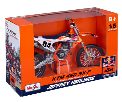 Red Bull KTM Supercross SX450 2018 J. Herling 1:6