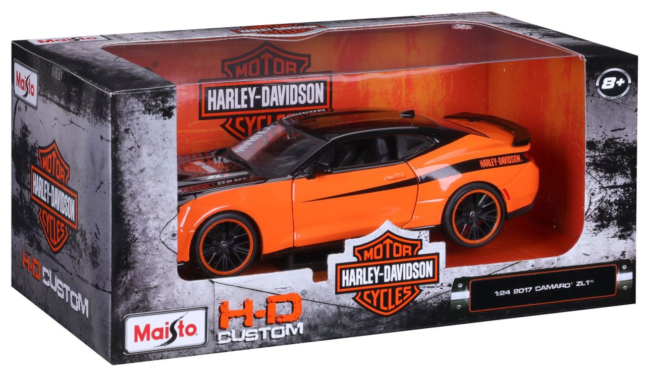 Chevrolet Camaro 2017 Harley Davidson 1/24 orange