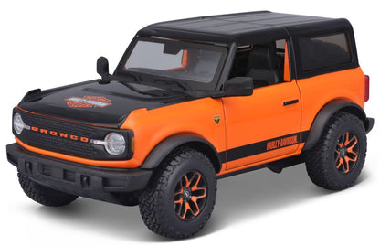 Ford Bronco Badlands Harley Davidson 1/24 orange