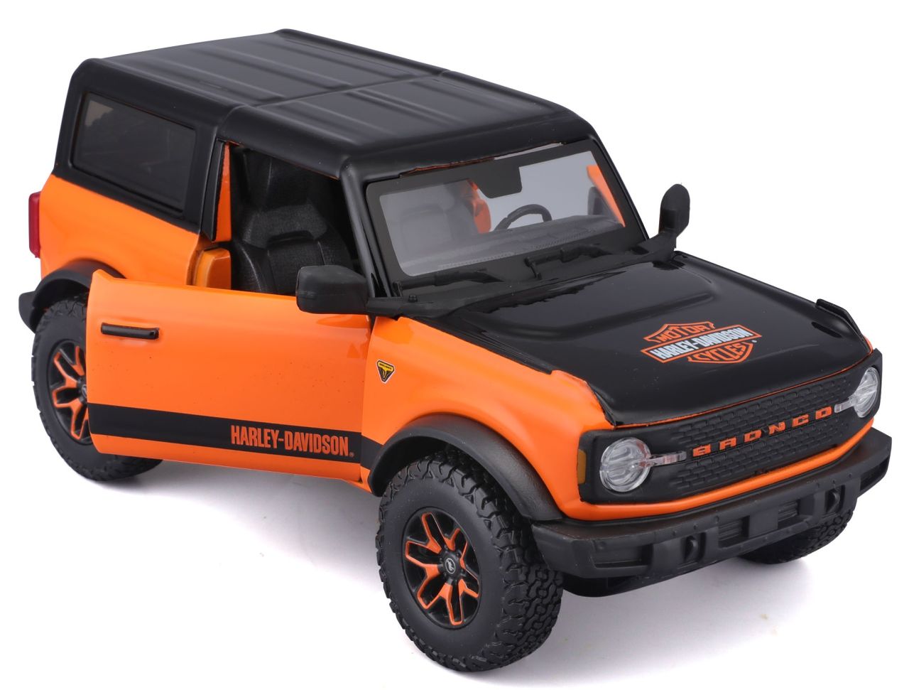 Ford Bronco Badlands Harley Davidson 1/24 orange