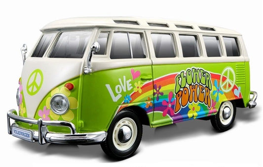 Hippie Line Volkswagen Samba Bus 1/24