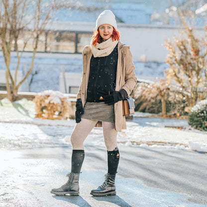 ALPENHEAT - Calzini Riscaldati FIRE-SOCK APP Cotone - Rimani Caldo e Confortevole! 🔥🧦