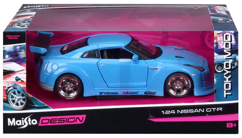 Nissan GT-R 1/24 blau