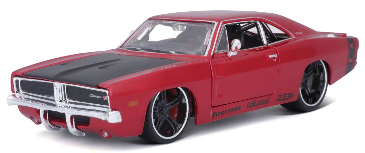 Dodge Charger R/T 1969 1/24 rot