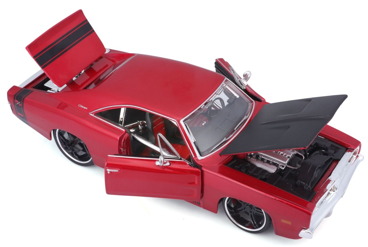 Dodge Charger R/T 1969 1/24 rot