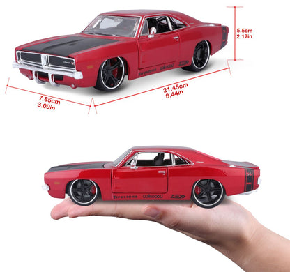 Dodge Charger R/T 1969 1/24 rot