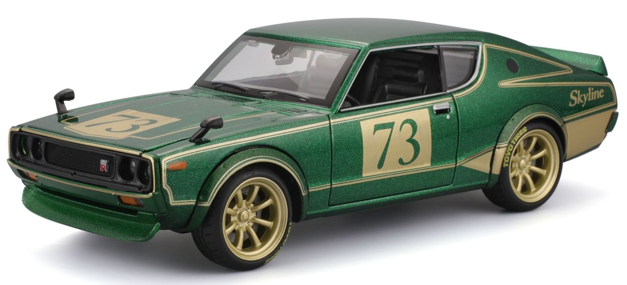 Nissan Skyline 2000GT-R 1973 1/24 grün