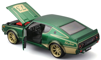 Nissan Skyline 2000GT-R 1973 1/24 grün