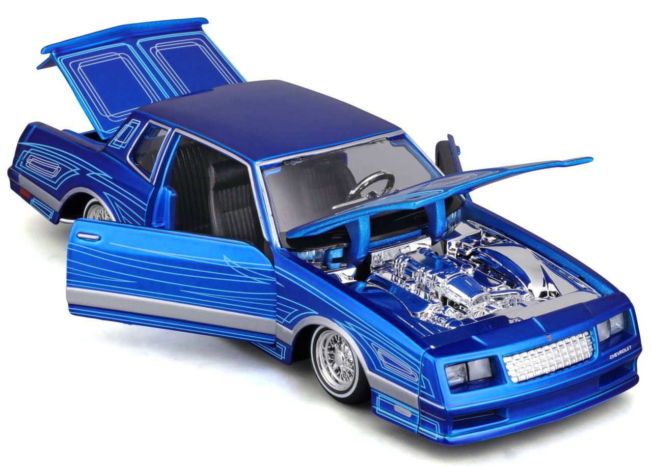 Chevrolet Monte Carlo SS 1986 Lowrider 1/24 blau