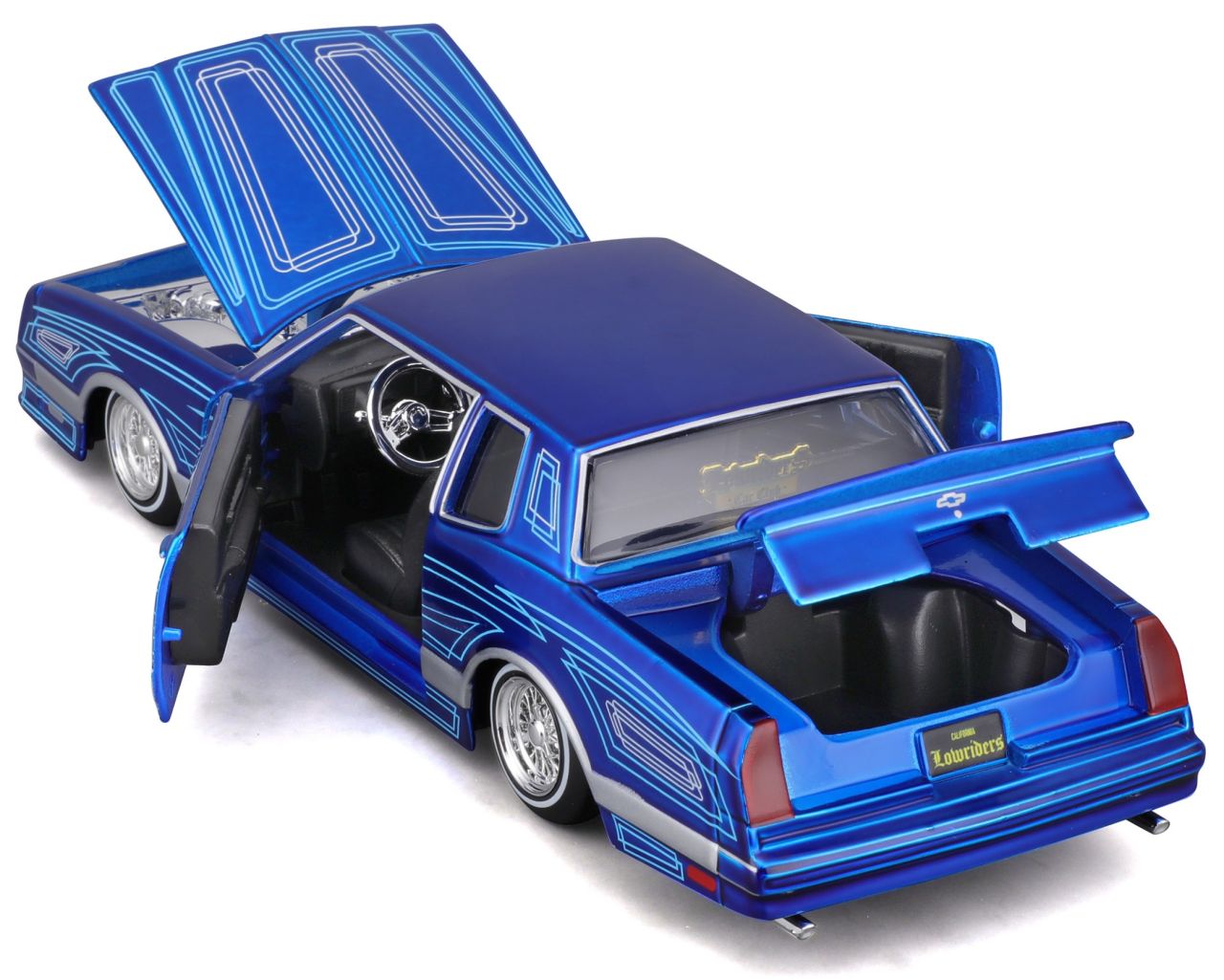 Chevrolet Monte Carlo SS 1986 Lowrider 1/24 blau