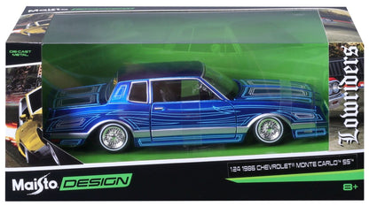 Chevrolet Monte Carlo SS 1986 Lowrider 1/24 blau