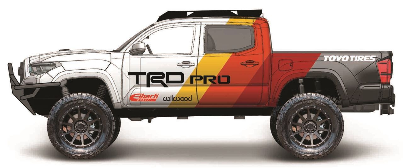 Toyota Tacoma TRD Pro 2023 1/24 weiss