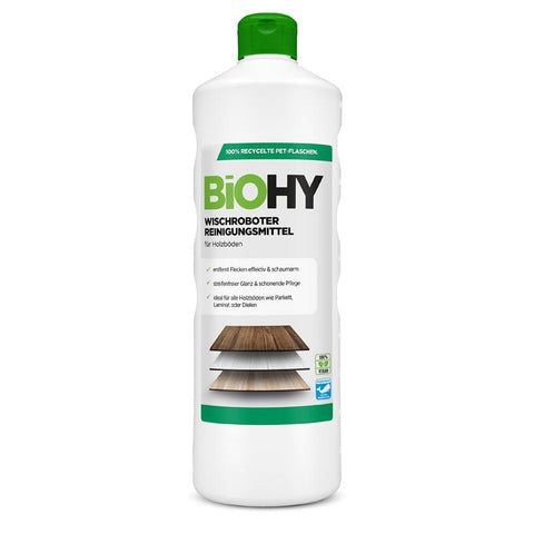 BiOHY Wischroboter Reinigungsmittel für Holzböden 1 Liter – Streifenfrei & Rutschhemmend