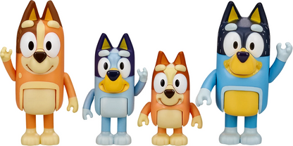 Bluey Figuren Viererpack Familie