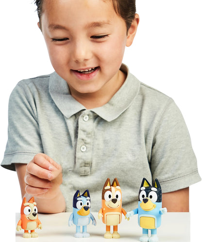 Bluey Figuren Viererpack Familie