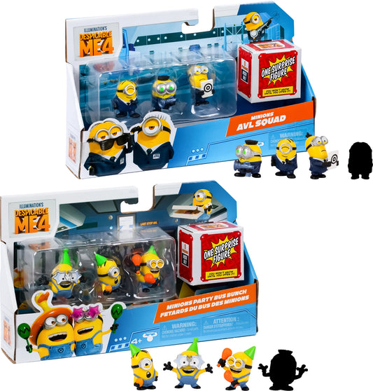 Minions 4 Sammelfiguren 4er Pack