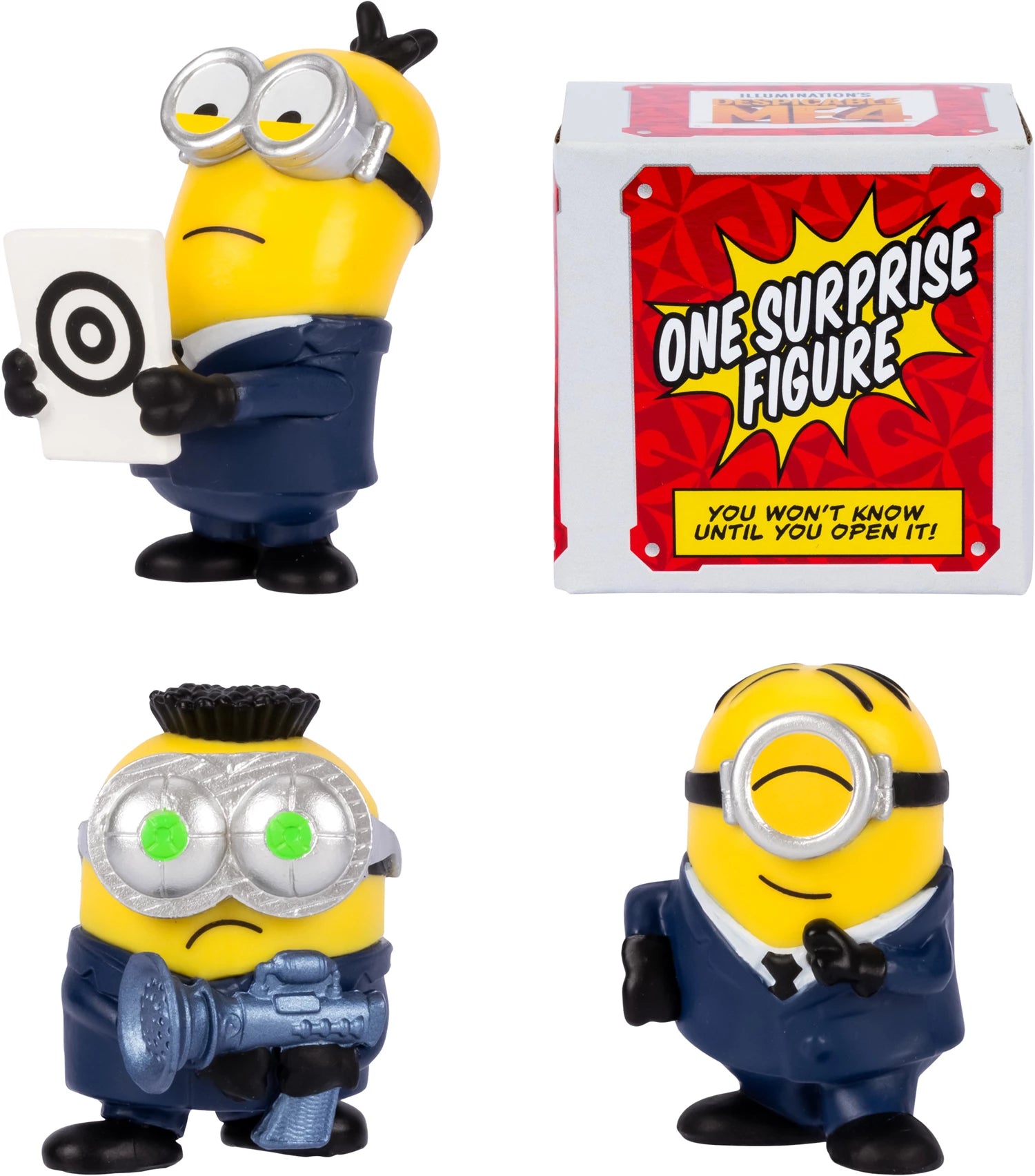 Minions 4 Sammelfiguren 4er Pack