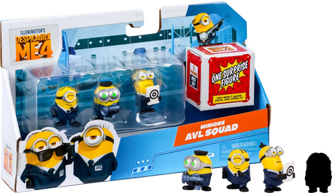 Minions 4 Sammelfiguren 4er Pack
