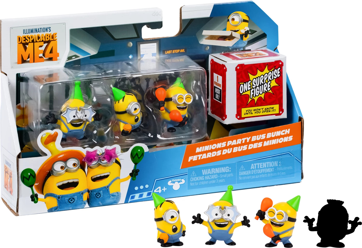 Minions 4 Sammelfiguren 4er Pack