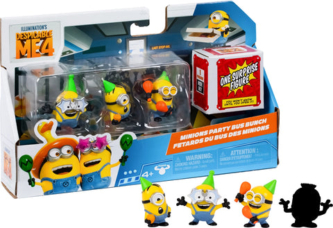 Minions 4 Sammelfiguren 4er Pack