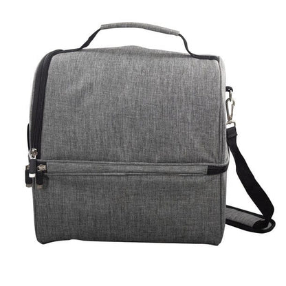 Swiss Ethno Kühltasche – 2 Fächer, Nylon 600D & Schultergurt